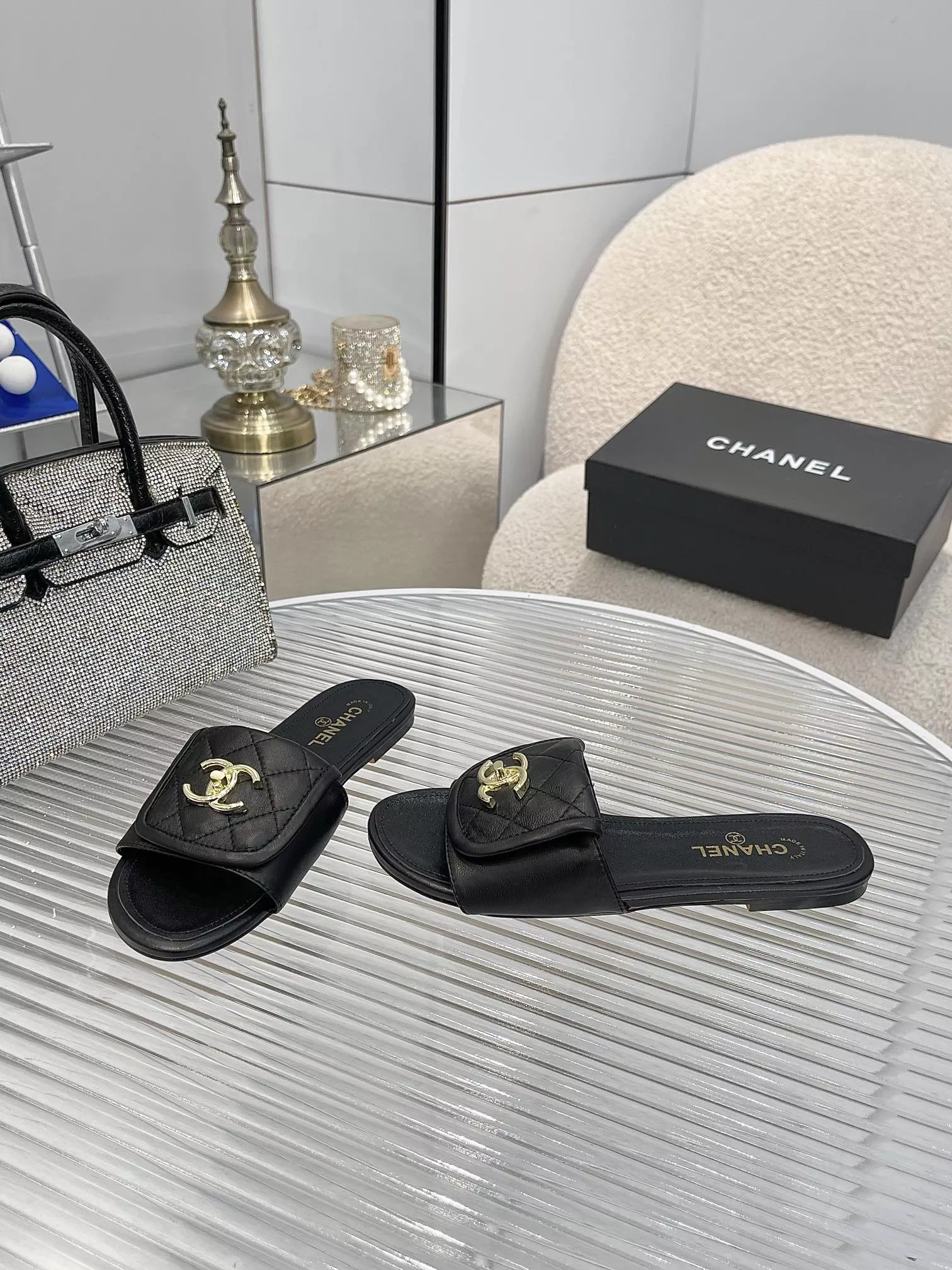 chanel chaussons pour femme s_12b5b153